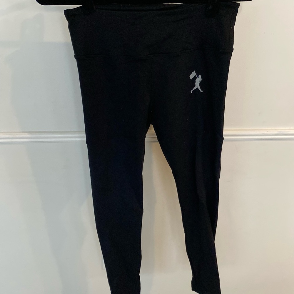 Baseballism Black Leggings